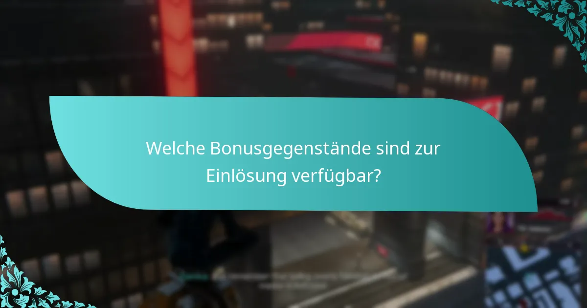 Wie vergleichen sich Bonusgegenstände im Wert?